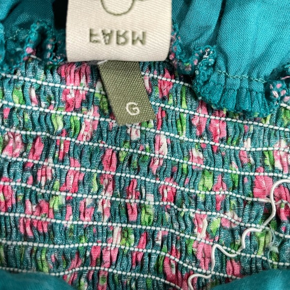 FARM Rio floral sleeveless lace detail tule hem fit and flare mini dress - Picture 13 of 15